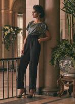 Ribkoff mooie jumpsuit zwart paillettentop en ceintuur 36/38, Kleding | Dames, Jumpsuits, Joseph Ribkoff, Verzenden, Nieuw, Zwart
