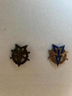 MLV Speld (2x), Verzamelen, Ophalen of Verzenden, Landmacht, Nederland, Embleem of Badge