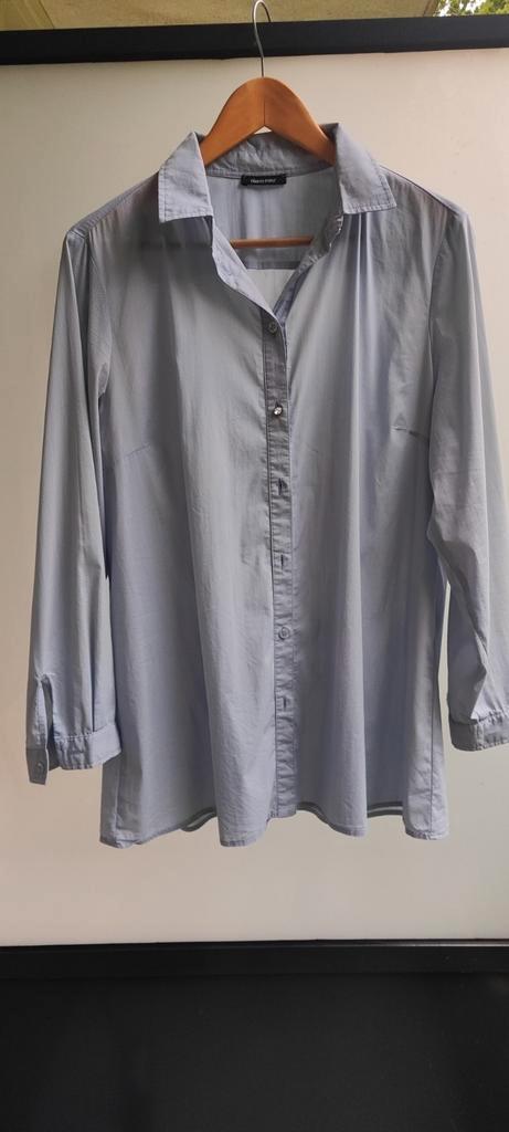 Elena Miro babyblauwe blouse met subtiele polkadotjes, mt 42, Kleding | Dames, Blouses en Tunieken, Zo goed als nieuw, Maat 42/44 (L)