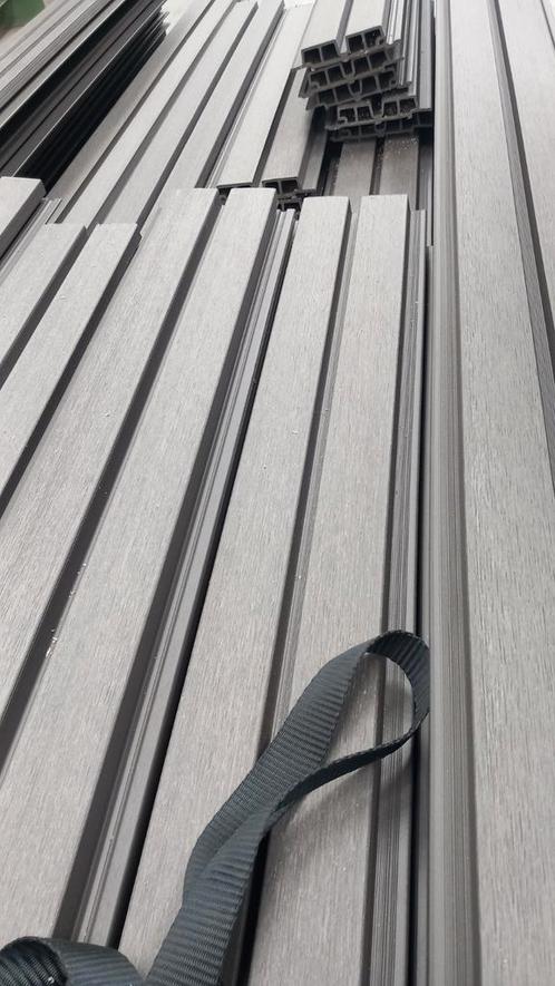 Partij fiberdeck weo60 dark grey, Tuin en Terras, Palen, Balken en Planken, Nieuw, Planken, 250 cm of meer, Ophalen