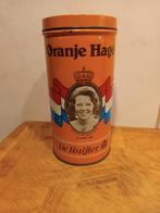 Oranje hagel, de Ruijter, blikje koninklijk huis., Verzamelen, Blikken, Gebruikt, Ophalen of Verzenden