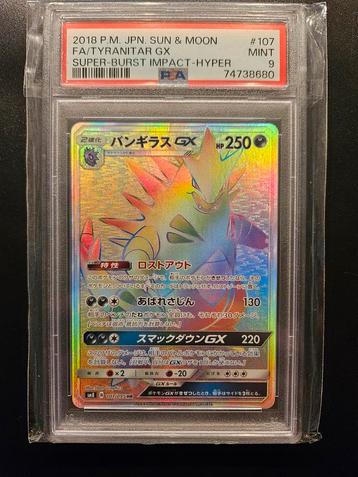 Tyranitar GX 107/095 japans PSA 9 beschikbaar voor biedingen