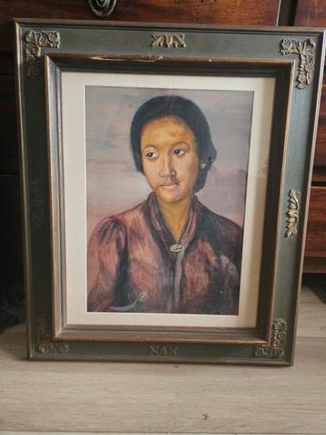 M. Peeters Schilderij - Portret Vrouw - 1948 beschikbaar voor biedingen