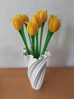 9 glazen Murano tulpen., Antiek en Kunst, Ophalen of Verzenden