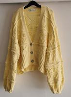 ZARA vest met sierknopen mt L, Verzenden, Zara, Geel, Maat 42/44 (L)