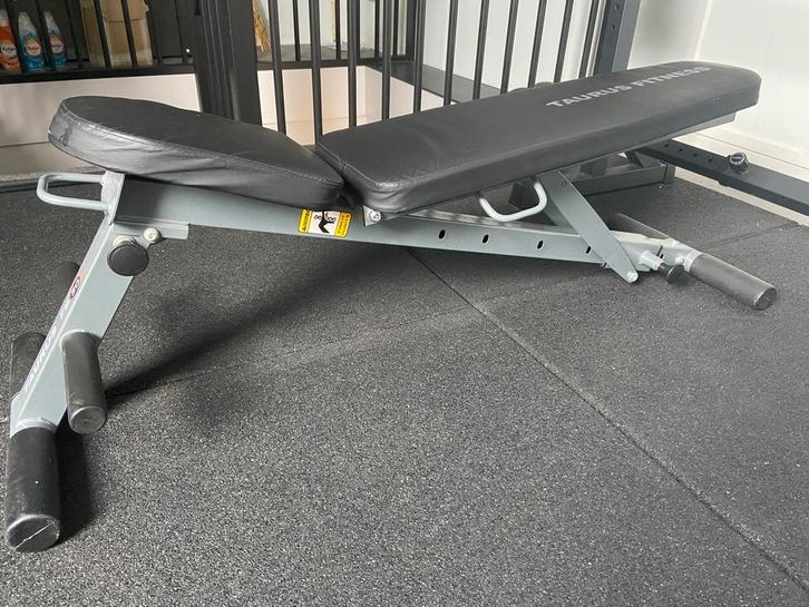 Taurus FB50 Fitness Trainingsbank - Verstelbaar, Sport en Fitness, Fitnessapparatuur, Gebruikt, Overige typen, Borst, Metaal, Ophalen