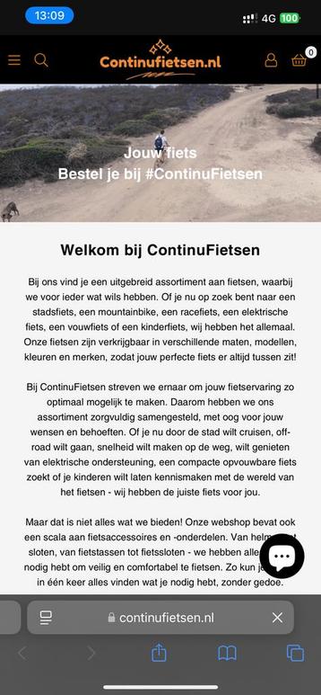  te koop online fietsenwinkel met Nederlandse dropship  beschikbaar voor biedingen