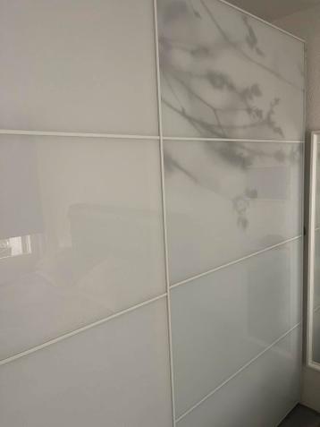 Ikea Pax Schuifdeuren Melkglas (2x 1,26m) - afbeelding 7