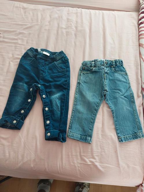 Mooie jongens zomer spijkerbroek maat 74/80, Kinderen en Baby's, Babykleding | Maat 74, Zo goed als nieuw, Jongetje, Broekje, Ophalen