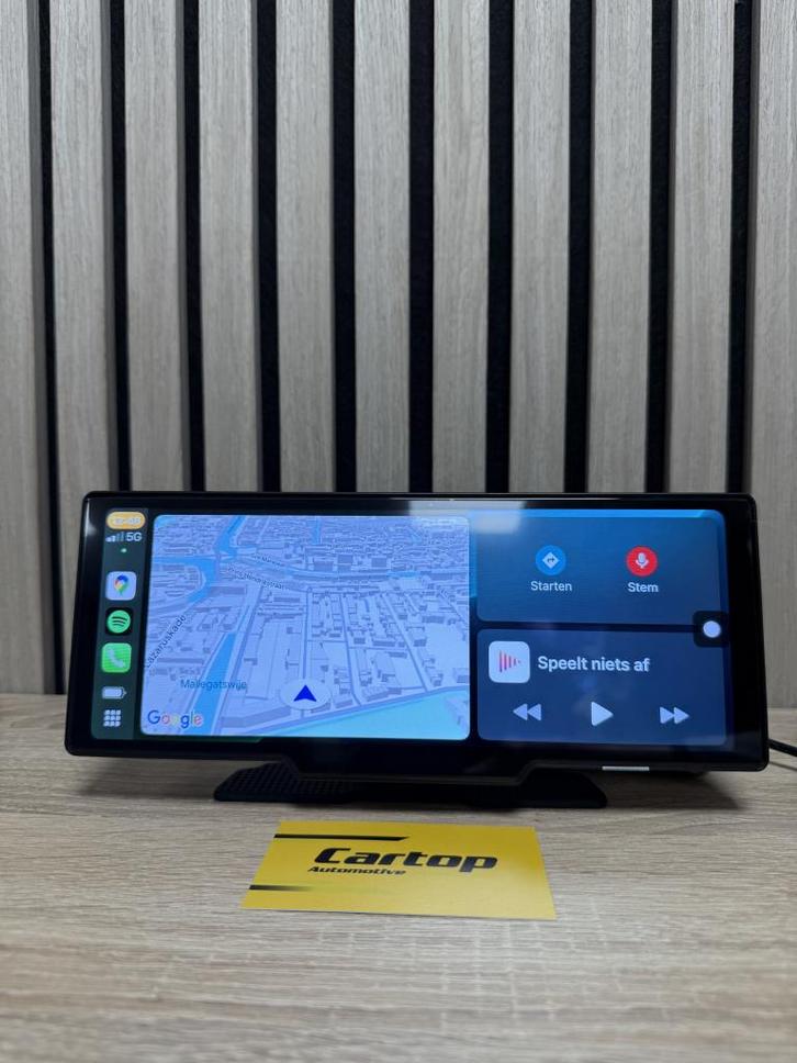 CarPlay scherm +Dashcam | 10 inch | Achteruitrijcamera OP=OP, Auto diversen, Autoradio's, Nieuw, Ophalen of Verzenden