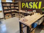 Unieke winkelinrichting van steigerhout en staal maatwerk, Ophalen, Nieuw