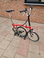 Brompton 6v vouwfiets met verstelbare zadelpen, Ophalen, Zo goed als nieuw, 16 tot 18 inch, Brompton