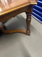 Antieke houten salontafel in goede staat, Gebruikt, 100 tot 150 cm, Vierkant, Minder dan 50 cm