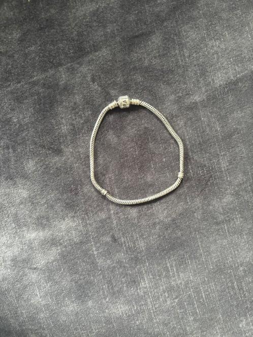 Zilvere pandora armband 21cm, Sieraden, Tassen en Uiterlijk, Armbanden, Zo goed als nieuw, Zilver, Ophalen of Verzenden