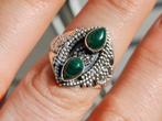 Vanoli 925 zilveren ring met malachiet maat 16,5, Sieraden, Tassen en Uiterlijk, Ringen, Daiva1973@hotmail.com, Vanoli, Amsterdam