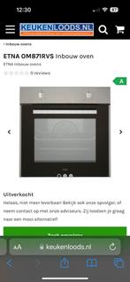 Frontplaat Etna oven SAM OM871RVS, Witgoed en Apparatuur, Ovens, Nieuw, Ophalen of Verzenden, 45 tot 60 cm, Oven