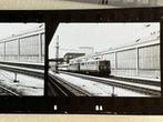 Oude 35 mm negatieven zwart-wit met treinen, Verzamelen, Verzenden, Zo goed als nieuw, Trein