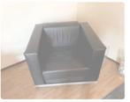 harvink design stoel, Huis en Inrichting, Fauteuils, Ophalen, Gebruikt, 50 tot 75 cm, Leer