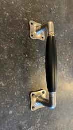 1x Grote TONmodel Deurgreep Jaren 30 Nikkel Messing Bakeliet, Ophalen of Verzenden