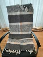 Plaid Grand foulard Deken zwart wit 150X120, Huis en Inrichting, Woonaccessoires | Plaids en Woondekens, Ophalen of Verzenden