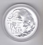 Australië 1 dollar 2022 Year of the Tiger 1 ounce zilver 999, Postzegels en Munten, Edelmetalen en Baren, Ophalen of Verzenden