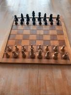 Schaak/ dambord met toebehoren, Hobby en Vrije tijd, Gezelschapsspellen | Bordspellen, Een of twee spelers, Ophalen of Verzenden