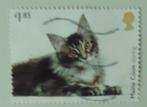 Engeland: Poes, 1,85 Pounds, gestempeld, Verzenden