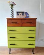 houten vintage ladekast, Huis en Inrichting, Kasten | Ladekasten, Ophalen, 50 tot 100 cm, Zo goed als nieuw, 3 of 4 laden