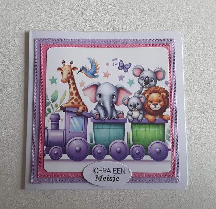 Zelfgemaakte kaart met envelop, Hobby en Vrije tijd, Kaarten | Zelfgemaakt, Nieuw, Kerst, Ophalen of Verzenden