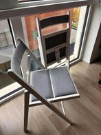 Set van 2 klapstoelen Ikea FRÖSVI - wit/grijs, Huis en Inrichting, Stoelen, Ophalen, Twee, Wit, Zo goed als nieuw