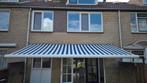 Electrische Zonnescherm met afstandsbediening Somfy, Tuin en Terras, Zonneschermen, Ophalen, Gebruikt, 450 cm of meer, Elektrisch