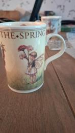 Brocante mok spring lente flower fairies bloemenkinderen, Antiek en Kunst, Curiosa en Brocante, Ophalen of Verzenden