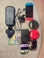 Nintendo switch met 2 extra joy-cons, Spelcomputers en Games, Spelcomputers | Nintendo Switch, Switch 2019 Upgrade, Ophalen of Verzenden