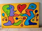 Abstract Schilderij - Liefde, Ophalen