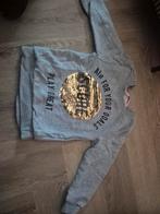 Grijze trui met pailletten voor jongens, Ophalen of Verzenden, Zo goed als nieuw, Onbekend, Meisje