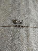 Antieke set zilveren armband, broche en ring 'Zeeuwse knop', Verzenden