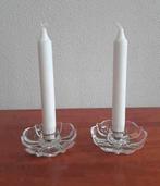 Paar vintage loodkristal kandelaars Nachtmann, Antiek en Kunst, Antiek | Kandelaars, Ophalen of Verzenden