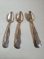3 sierlijke antieke lepeltjes., Antiek en Kunst, Ophalen of Verzenden