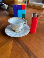 Kleine kop en schotel met opschrift op uw geboortedag, Ophalen of Verzenden