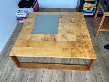 Design Salontafel handgemaakt van esdoornhout beschikbaar voor biedingen