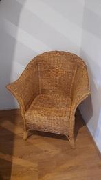 Rotan fauteuil, Ophalen, Gebruikt, 50 tot 75 cm, Riet of Rotan