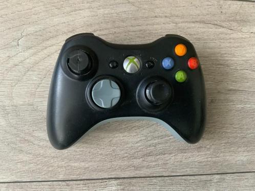 Xbox 360 Draadloze Controller Zwart - Xbox360 Draadloos, Spelcomputers en Games, Games | Xbox 360, Zo goed als nieuw, Overige genres
