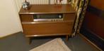 Lumophon Vintage radiomeubel uit de jaren 50, Audio, Tv en Foto, Radio's, Ophalen, Niet werkend, Radio