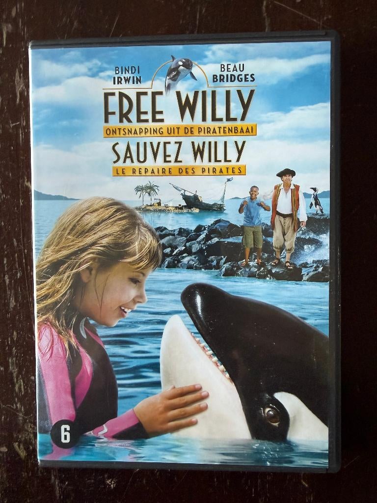 Free Willy 4 Ontsnapping uit de Piratenbaai DVD, Avontuur, Ophalen of Verzenden, Zo goed als nieuw, Vanaf 6 jaar