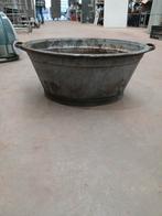 Oude Zinken teil - 74x59 cm, Tuin en Terras, Bloembakken en Plantenbakken, Tuin, Gebruikt, Onbekend, Ophalen of Verzenden