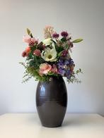 Mooi zomers boeket in grote stenen pot 75 hoog, Ophalen, Zo goed als nieuw