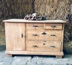 * Antiek stoer sober dressoir commode massief eiken *, Huis en Inrichting, Kasten | Ladekasten, Ophalen, 50 tot 100 cm, Zo goed als nieuw