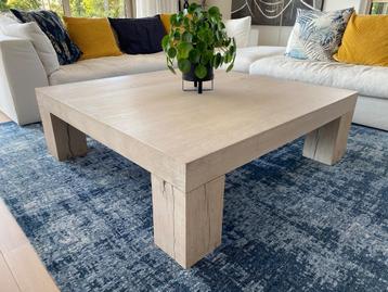 Massieve houten design tafel – Piet Jan van den Kommer – eik beschikbaar voor biedingen