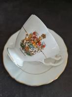 Vintage Royal Adderley Arms of Canada theekopje en schotel, Antiek en Kunst, Antiek | Porselein, Ophalen of Verzenden