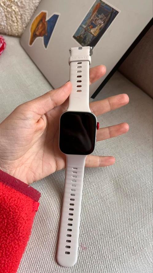Huawei Watch Fit 3 (Wit), Sieraden, Tassen en Uiterlijk, Smartwatches, Zo goed als nieuw, Android, Wit, GPS, Ophalen